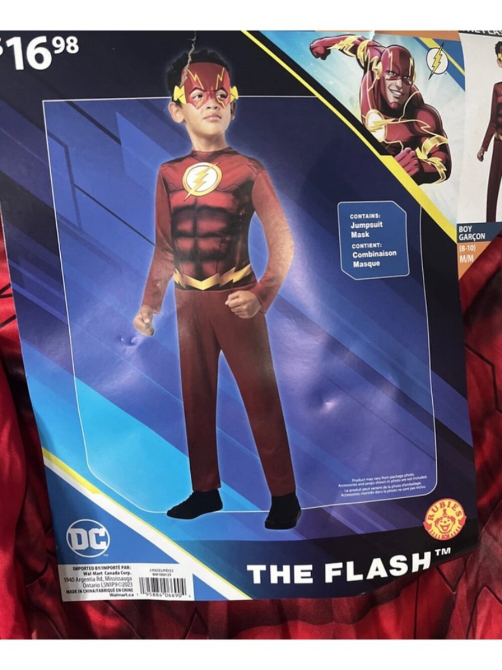 Rubies DC Boy's The Flash Costume Medium (8-10)